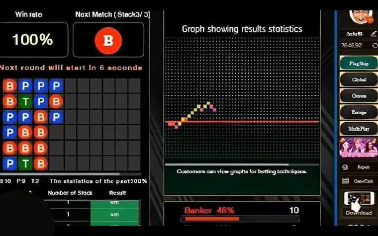 Understand more about the baccarat tool.