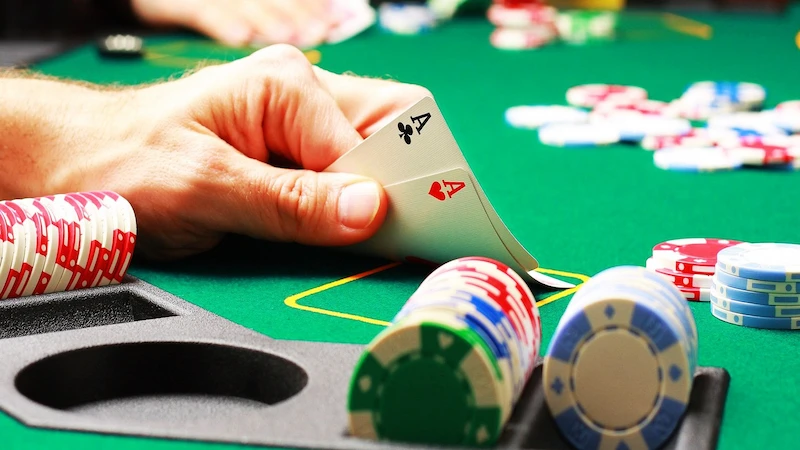 Sequence of a match at Poker 